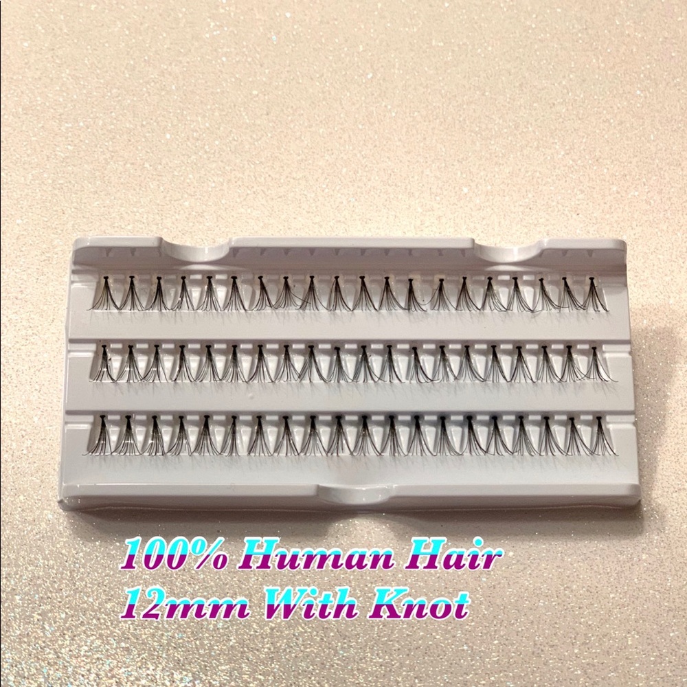 120 individual Lashes 12mm & 14mm